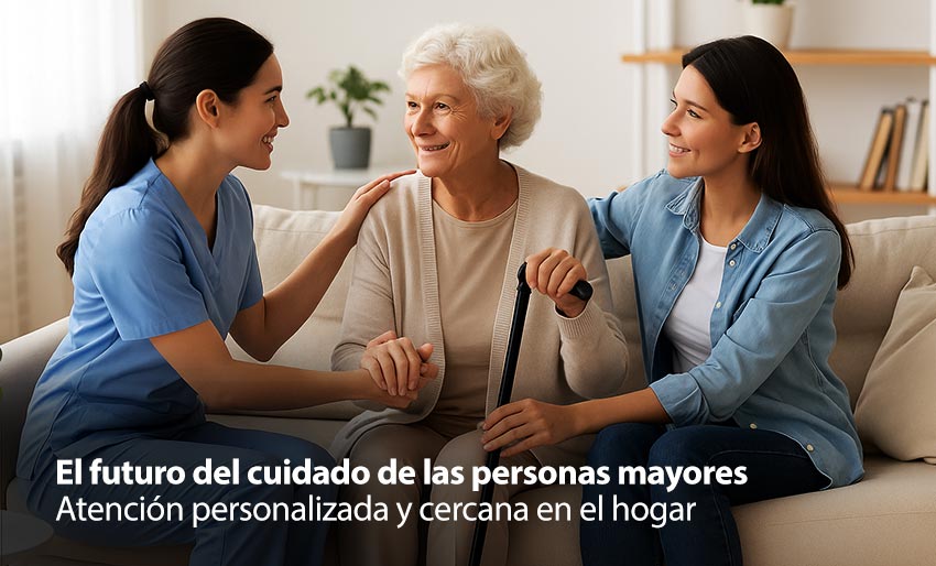 El futuro del cuidado de las personas mayores: atención personalizada y cercana en el hogar